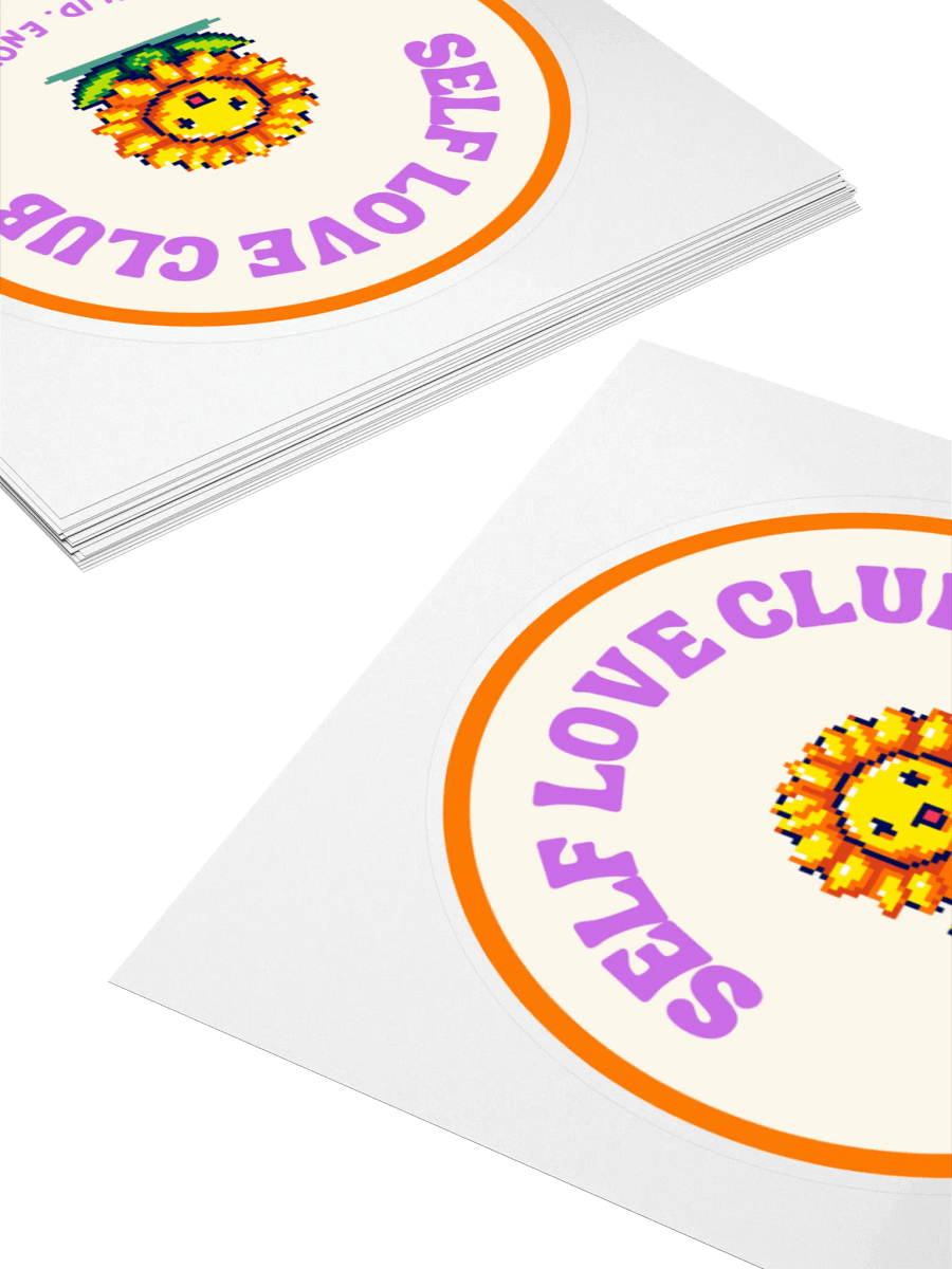Self Love Club Badge Sticker product image (4)