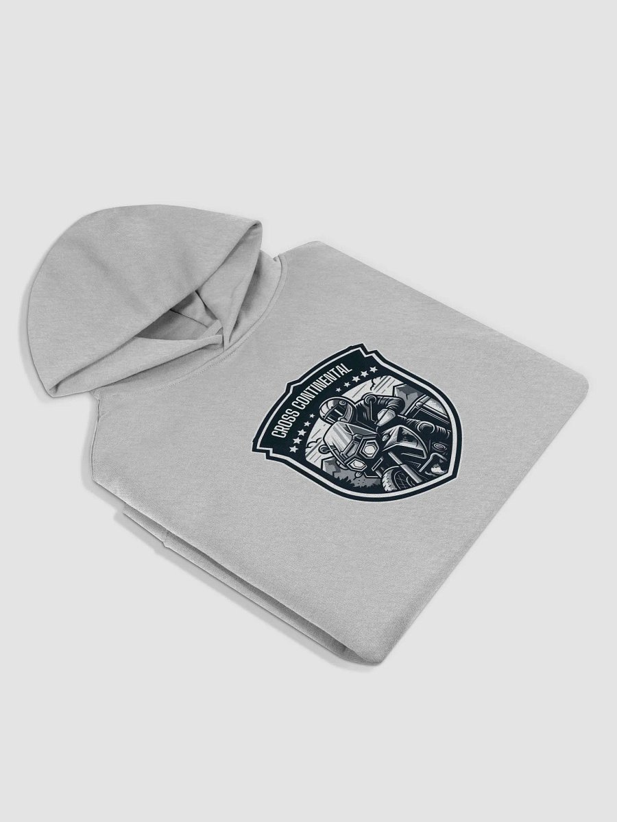 Cross Continental Motorcycle Emblem Hoodie | AI Design cross continental touring product image (4)