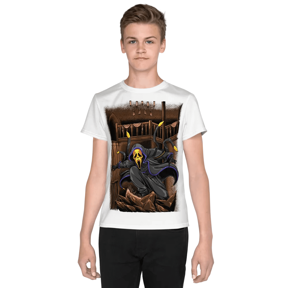 Twisted Masquerade Ghostface Kids Tee product image (1)