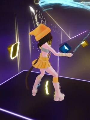 I might be ever so slightly obsessed with kpop demon hunters ----- #vr #vtuber #fullbodytracking #beatsaber #kpopdemonhunters 