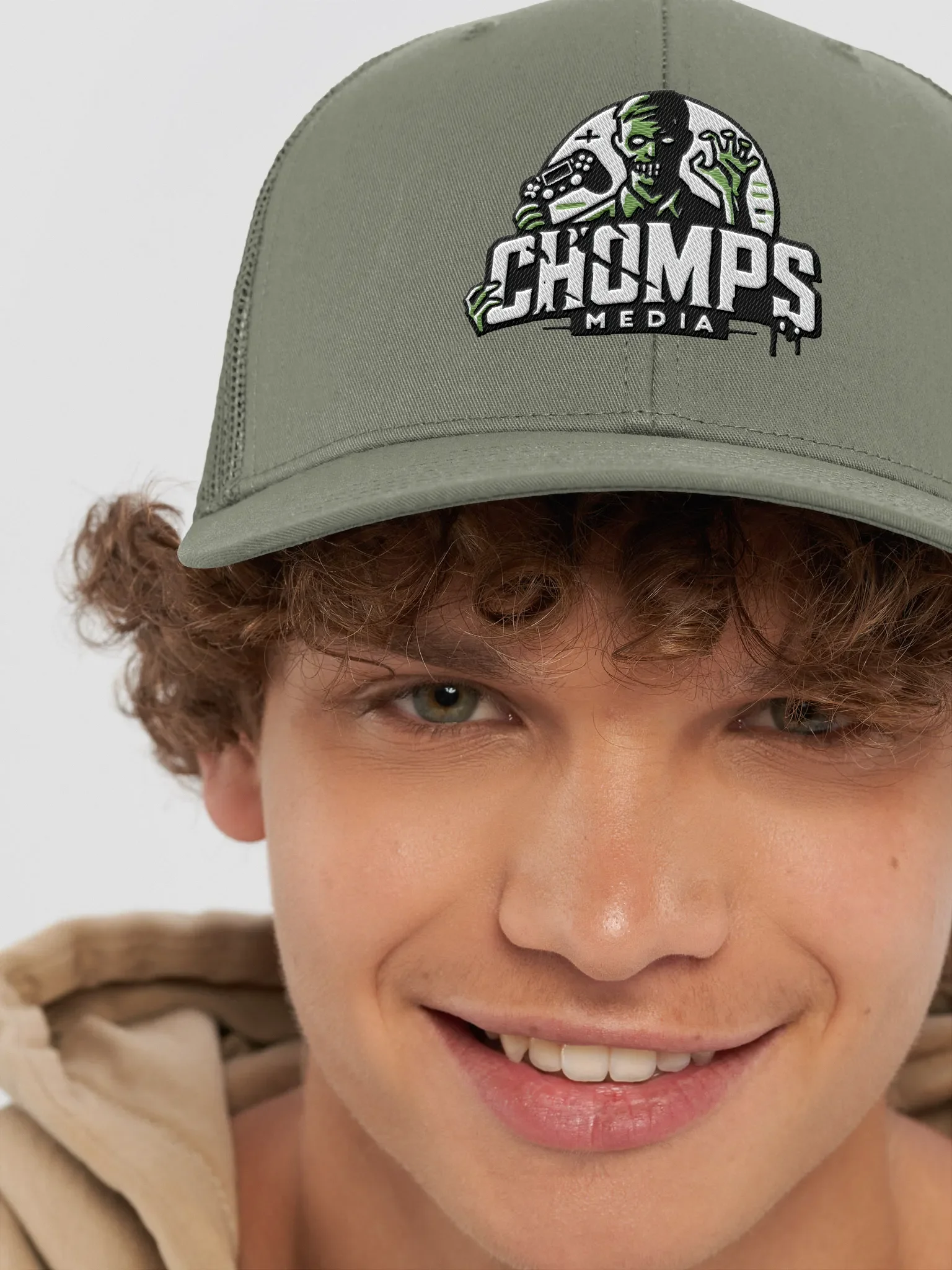 Official ChompsMedia Logo Trucker Hat product image (1)