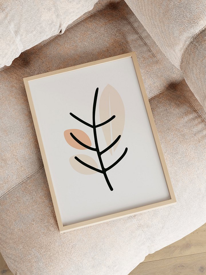Stem & Silence Minimalist Poster product image (1)