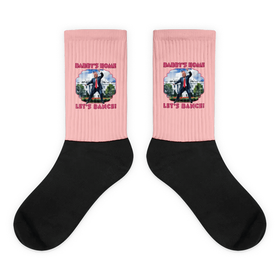 Trump Daddy's Home Let's Dance Funny Presidential Socks product image (4)
