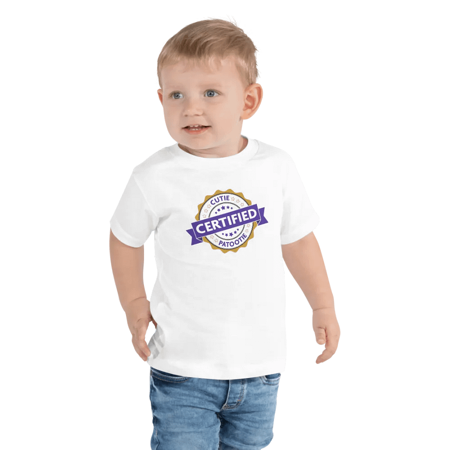 Certified Cutie Patootie Toddler T-Shirt product image (3)