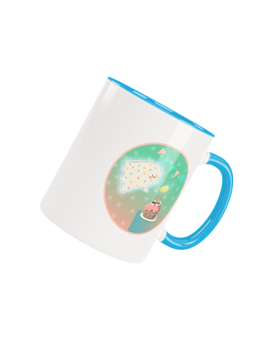 Pastel Little Ghost Birthday Cake - Ceramic Mug product image (5)