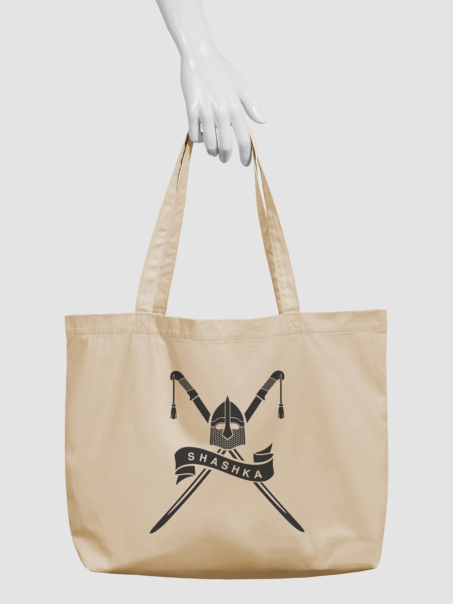 Organic Cotton Tote - black Shashka product image (3)