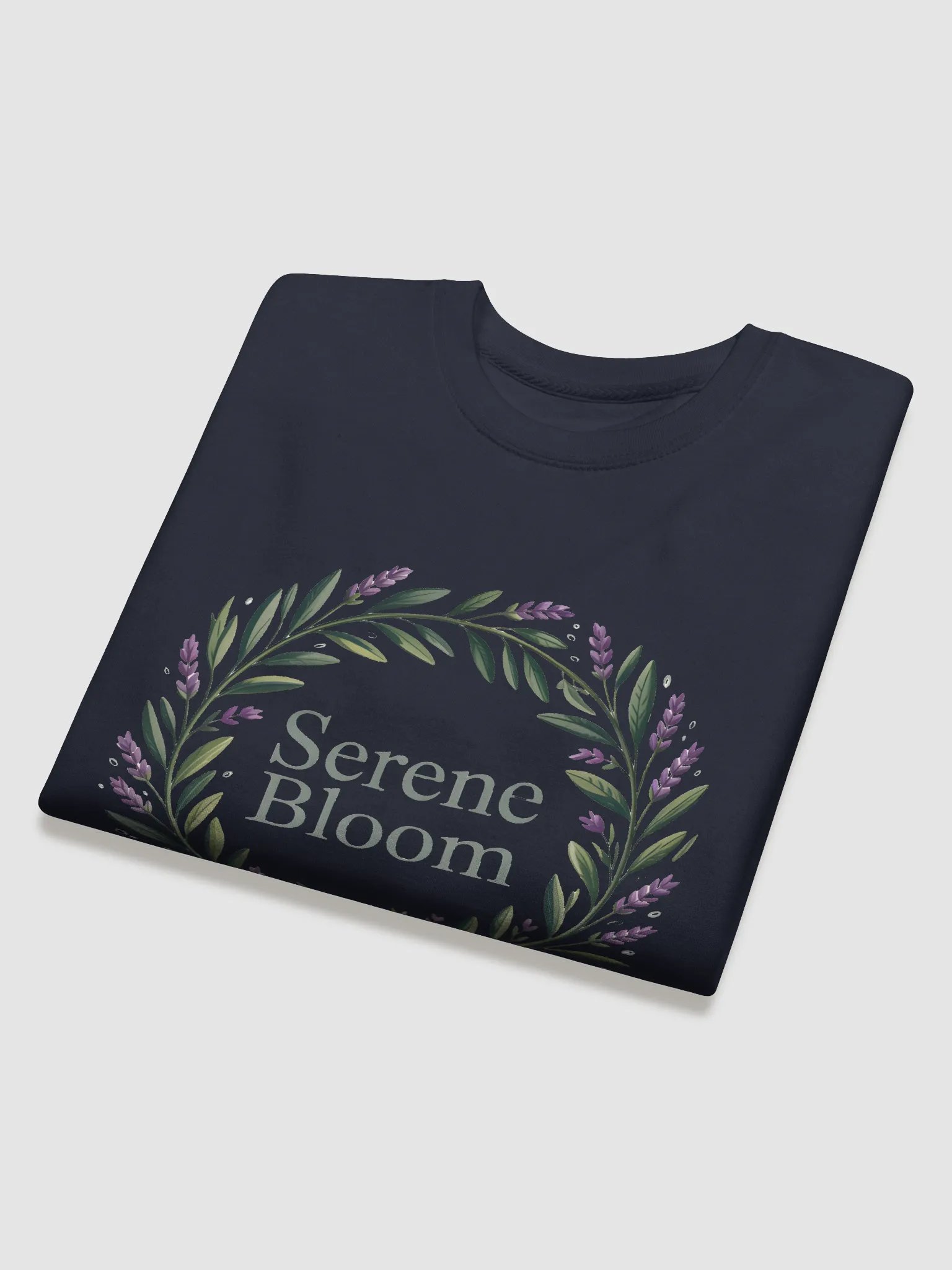 Serene Bloom: Premium Cotton Sweatshirt product image (4)