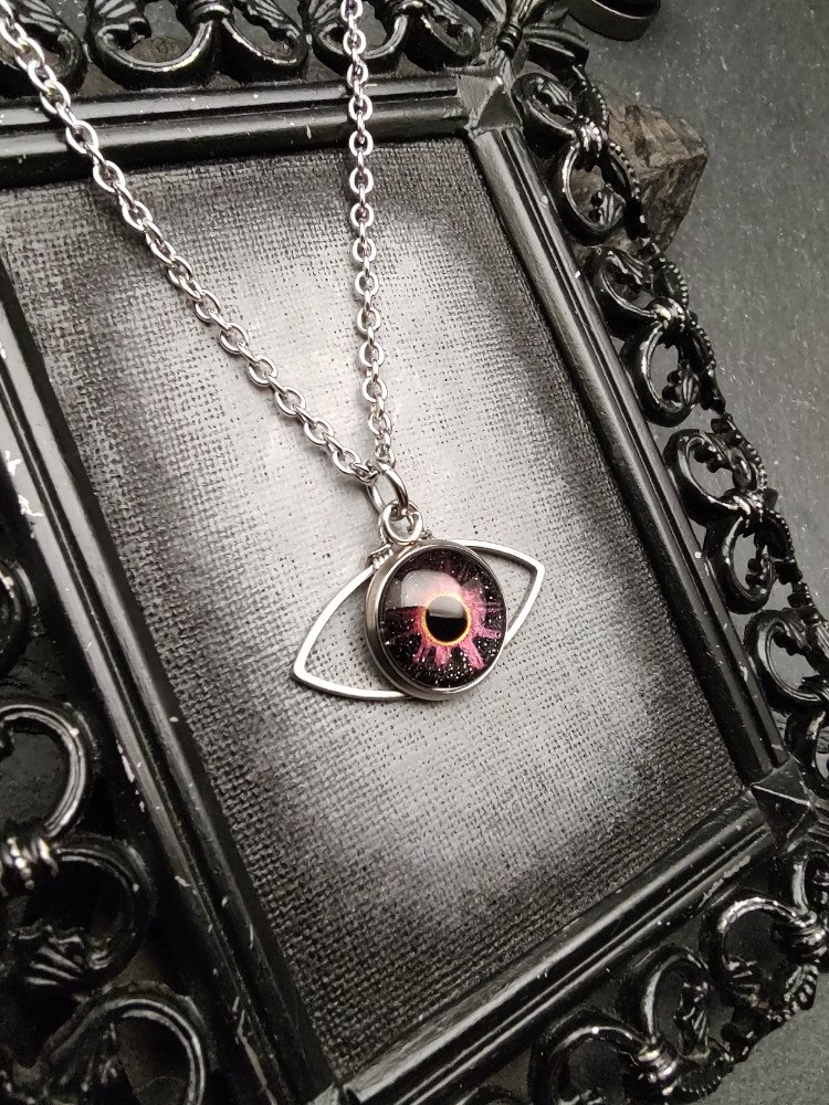 Eye Painted Amulet - Nebula Wisp product image (3)