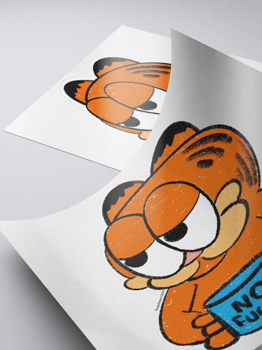 No Fs Cat Sticker product image (4)