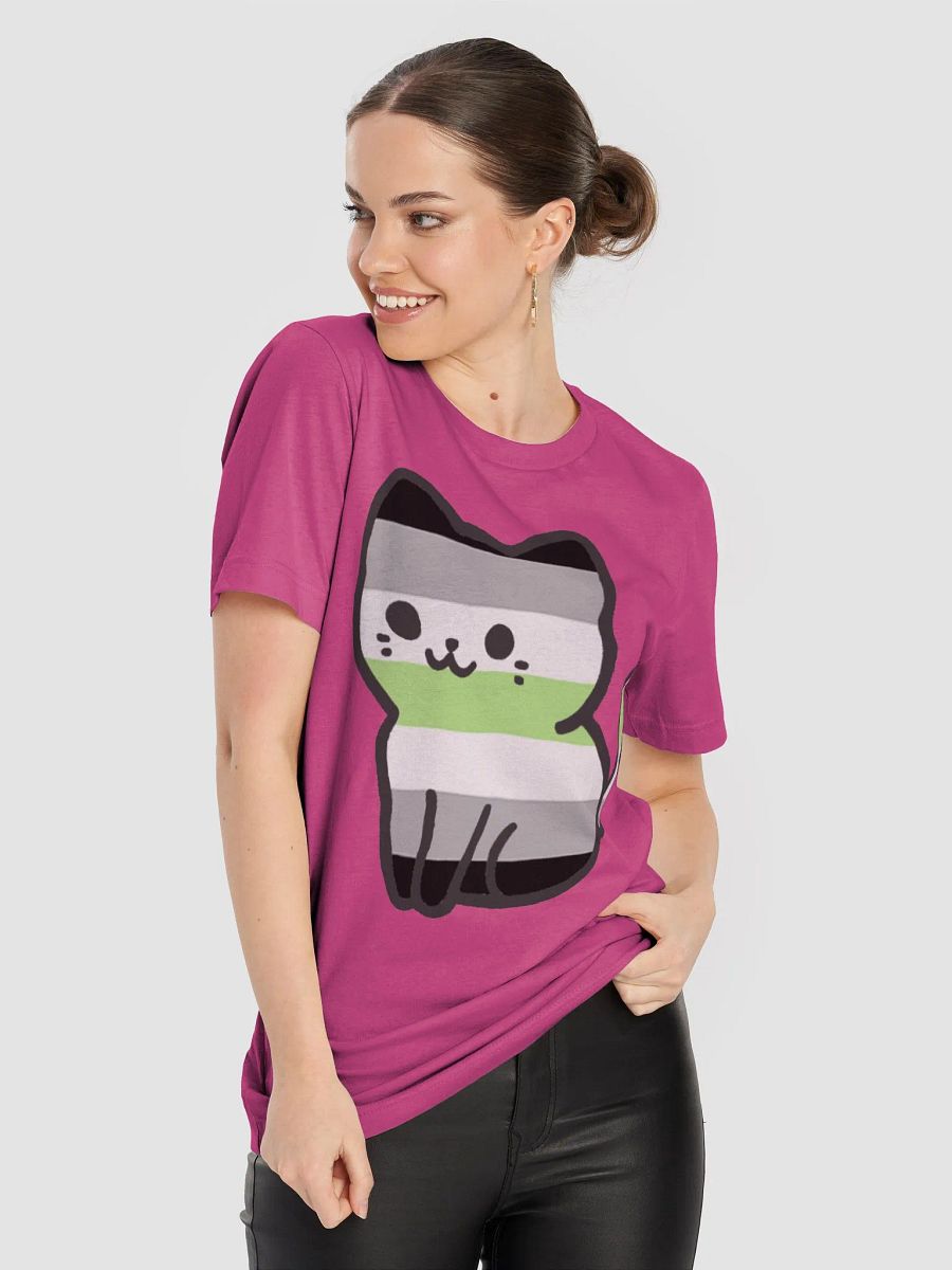 Agender Pride Kitty Woman's Shirt product image (85)