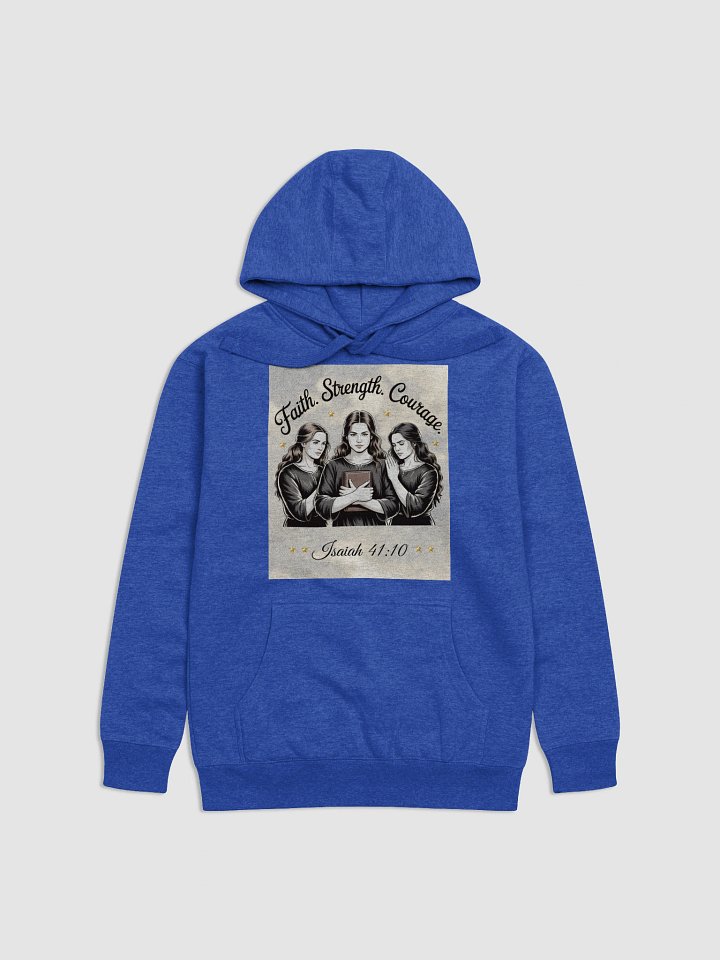 Faith Strength Courage Christin Heritage Hoodie product image (12)
