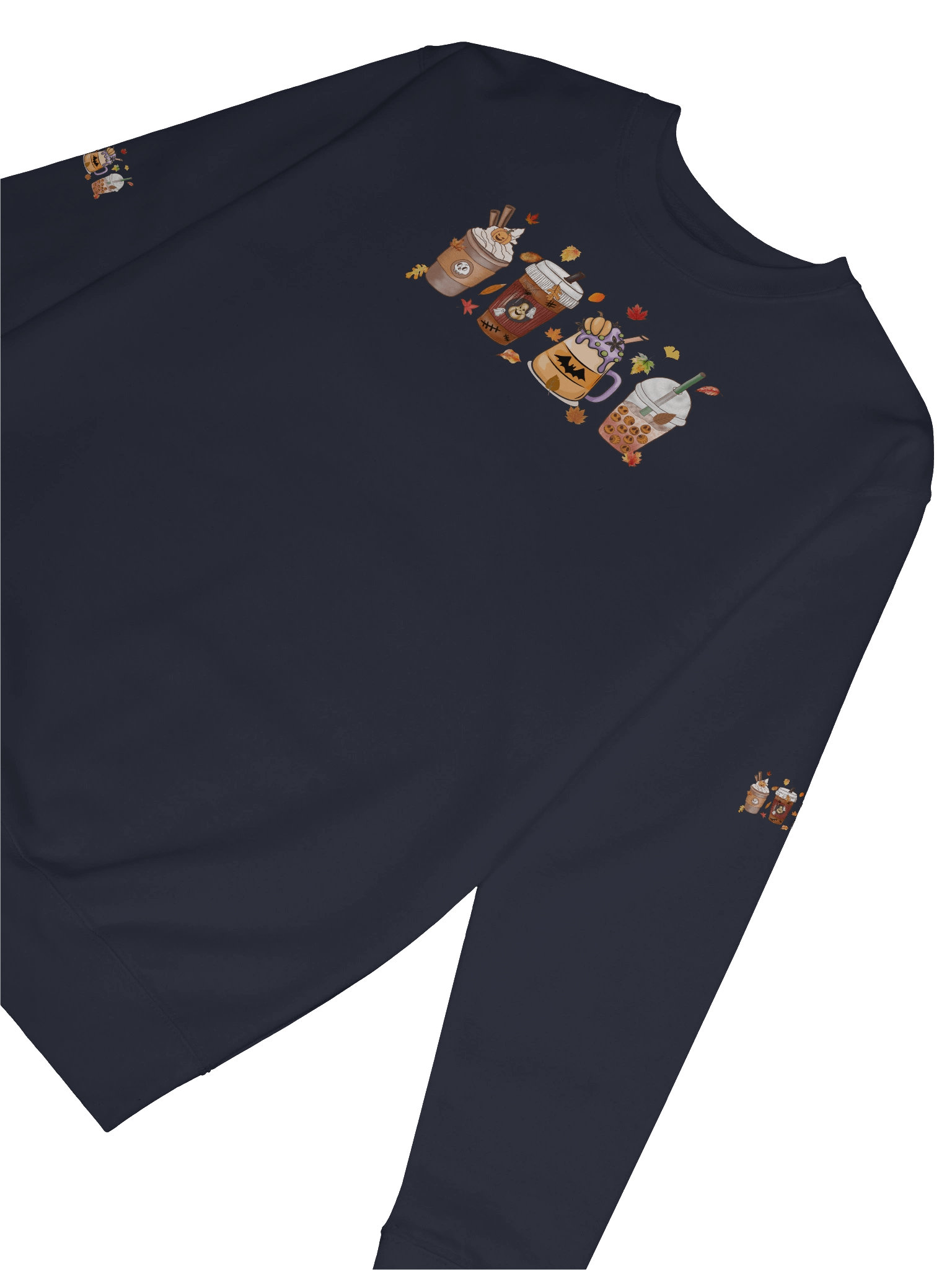 Cozy Halloween Vibes Sweatshirt – Sweet Treat Design product image (58)