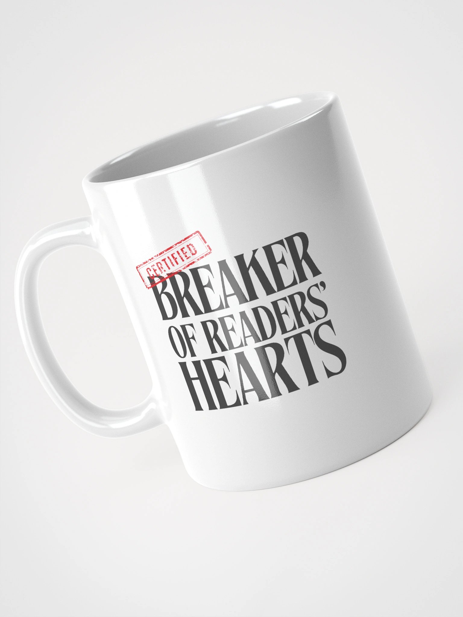 Certified Breaker Of Readers' Hearts Mug product image (4)