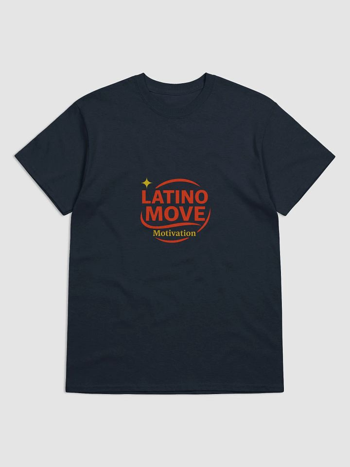 Latino Move Gildan Heavyweight T-Shirt Navy product image (1)