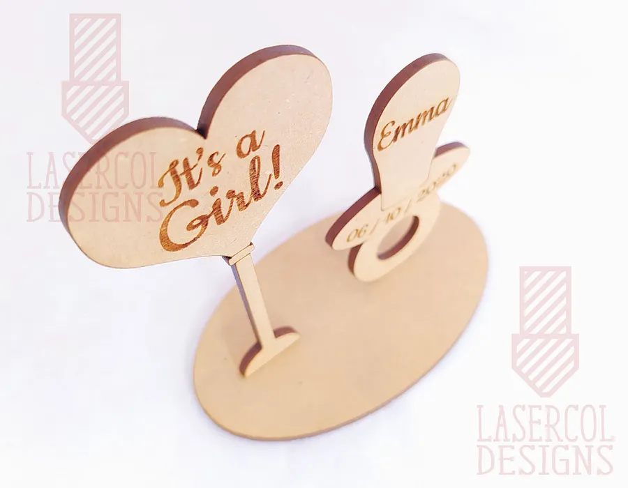 Baby Shower Gift- Laser Cut Files product image (8)