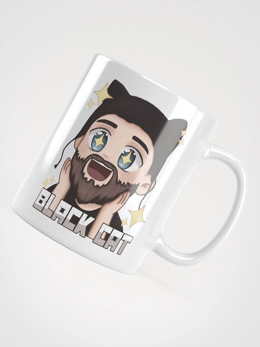 Starry-eyed Black Cat Mug product image (4)