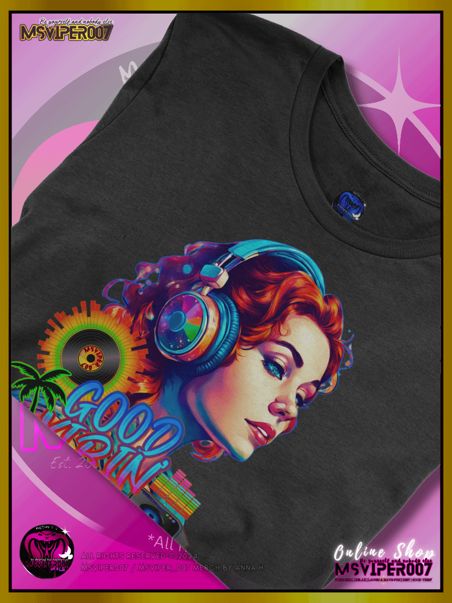 T-Shirt - MsViper007's "Good Vibin' [spectrum - V1]" Cozy Womens T-Shirt By Anna H. product image (3)