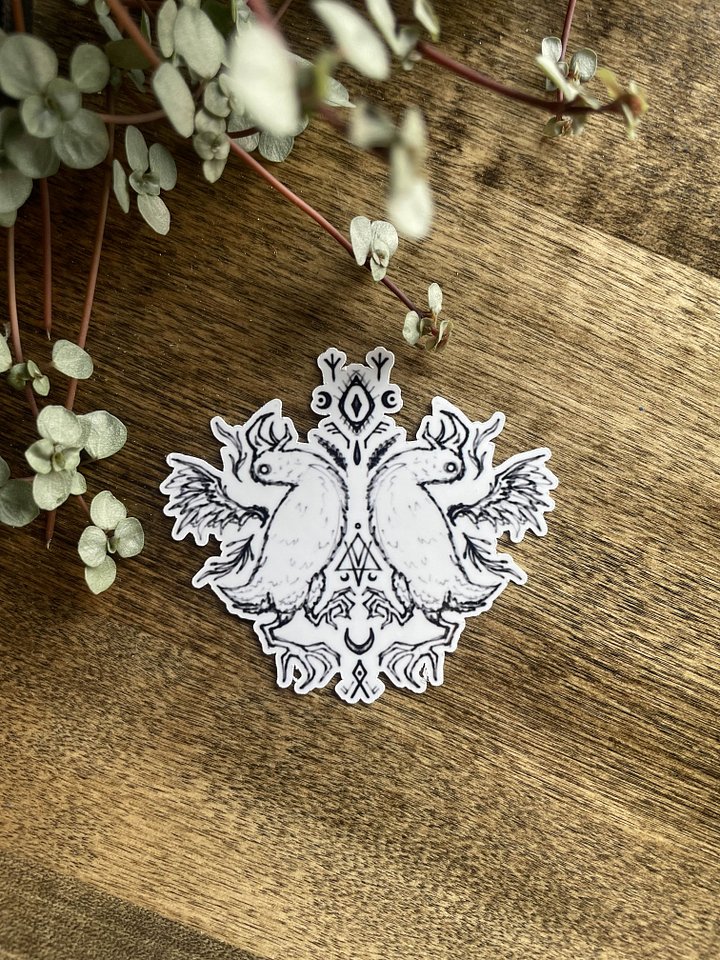 Clipped Wings Sticker product image (2)