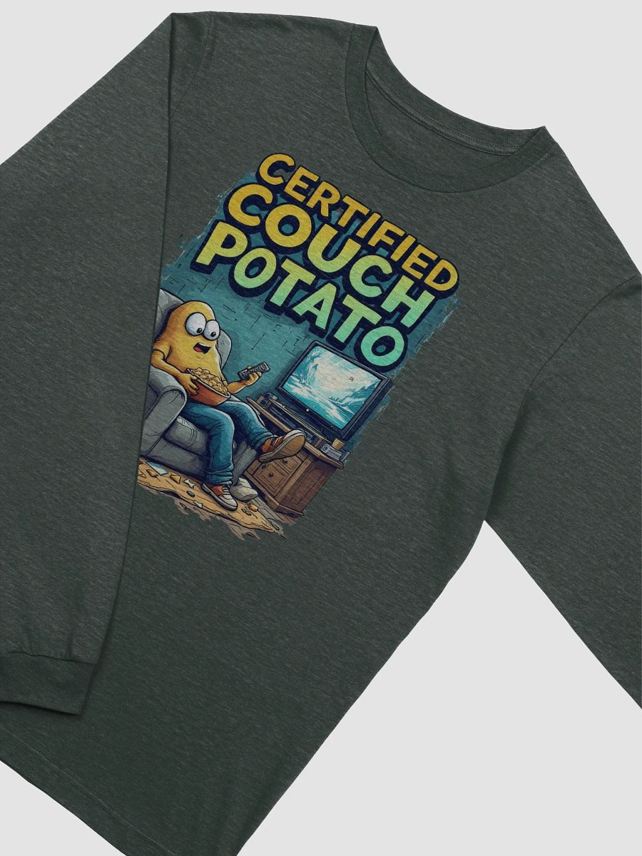 Certified Couch Potato Long Sleeve Tee product image (3)