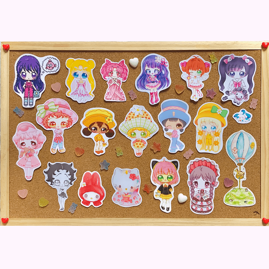 RANDOM 3x Sticker pack product image (1)