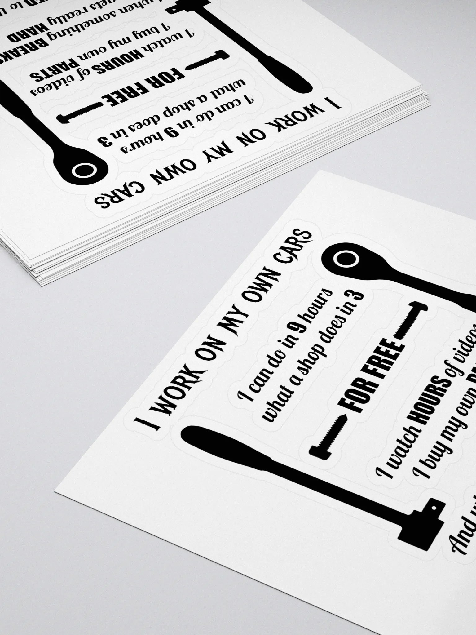 DIY Mechanic Manifesto Sticker product image (4)