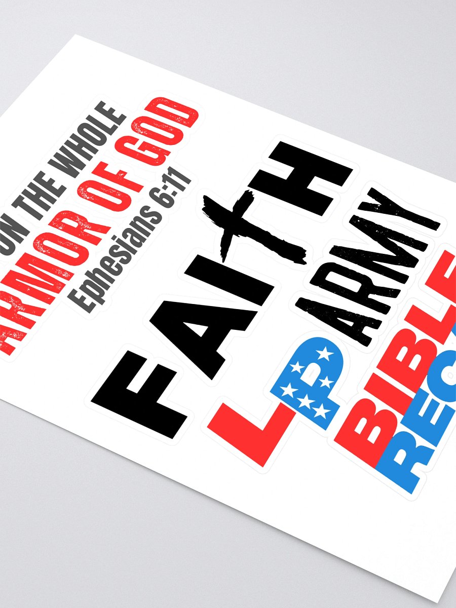 FAITH sticker sheet product image (2)