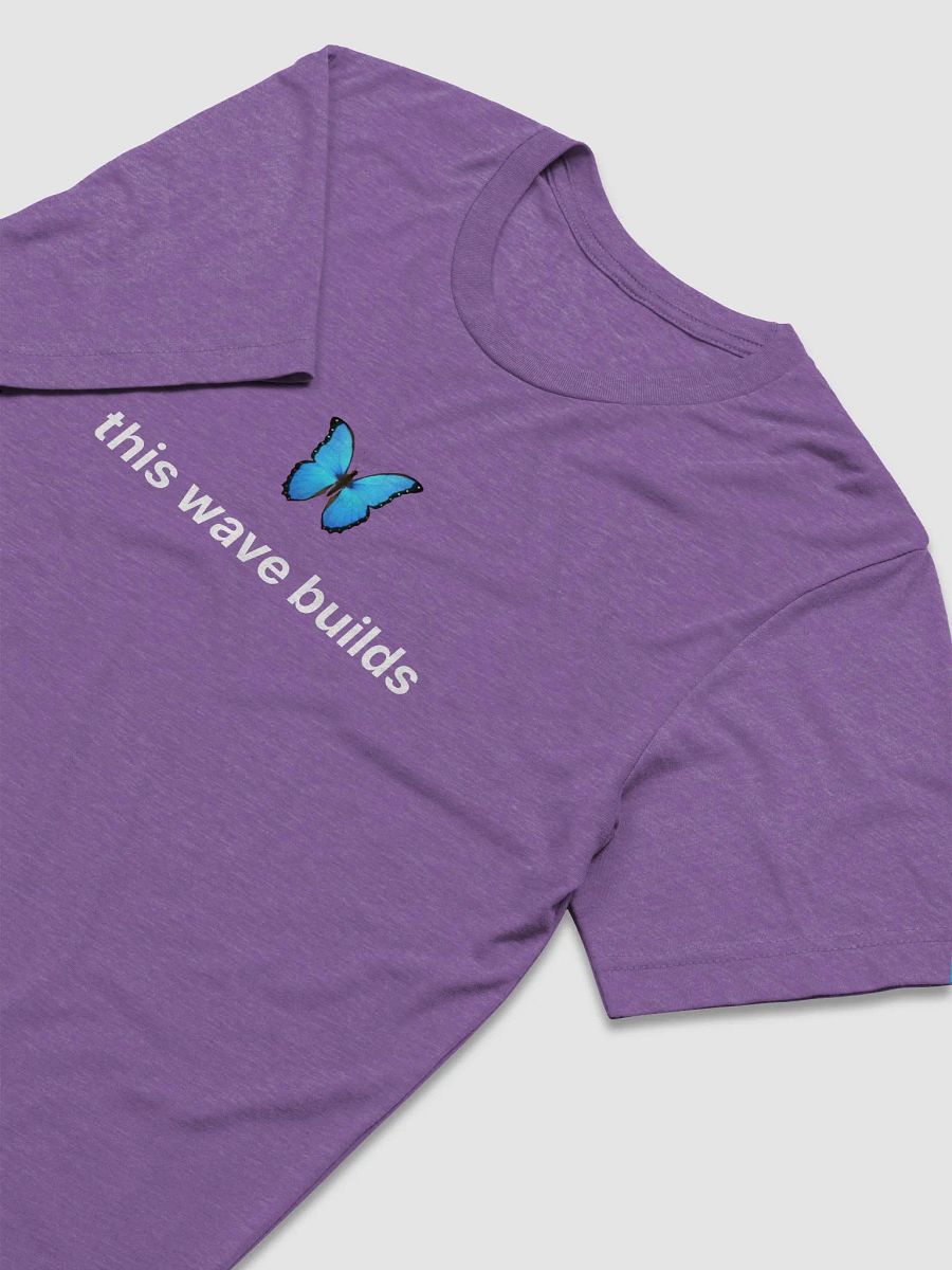 Lightweight "This wave builds" Bluesky Tshirt product image (20)