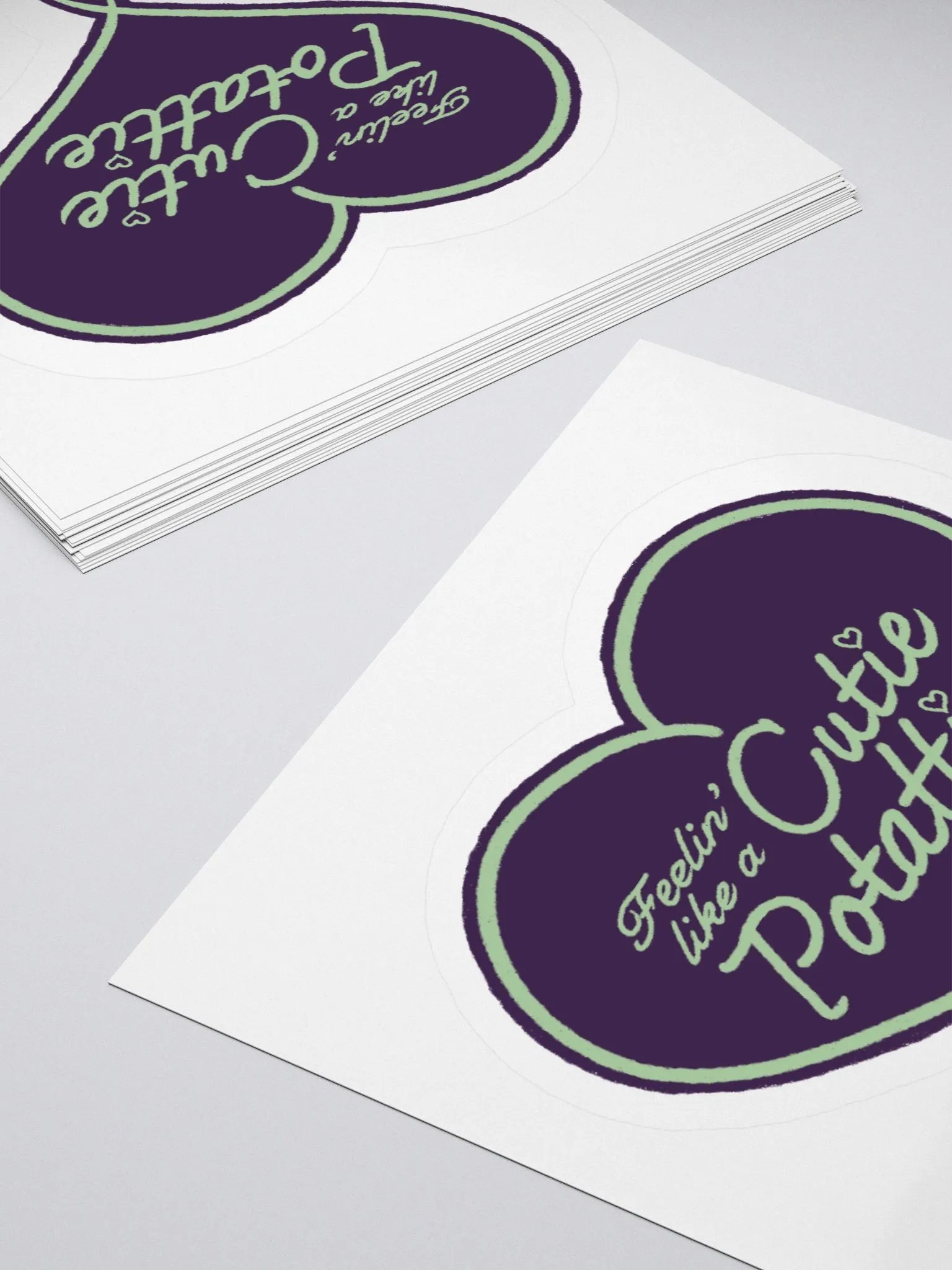 Cutie Potattie Purple Sticker product image (4)