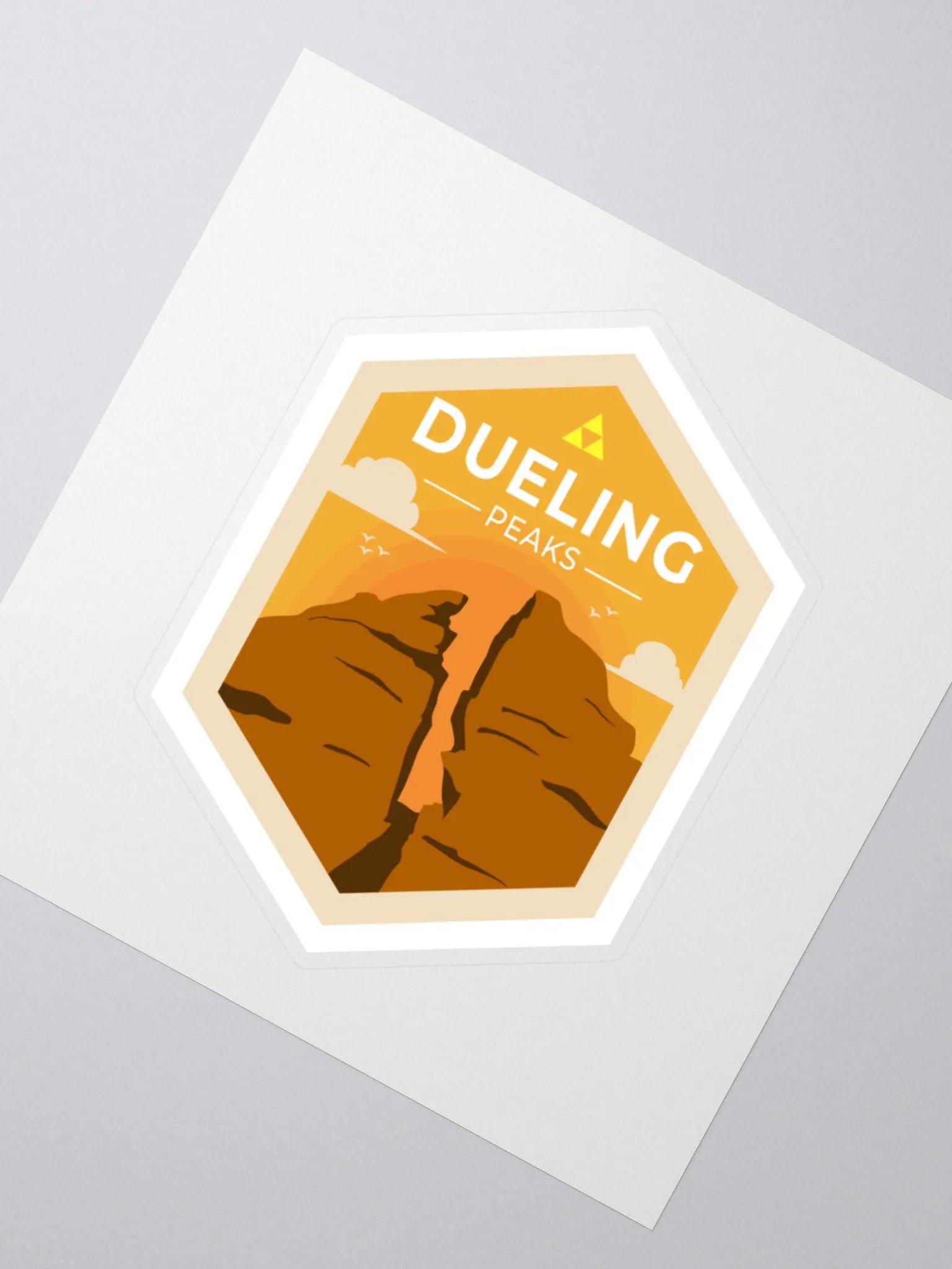 Dueling Peaks National Park Sticker product image (3)