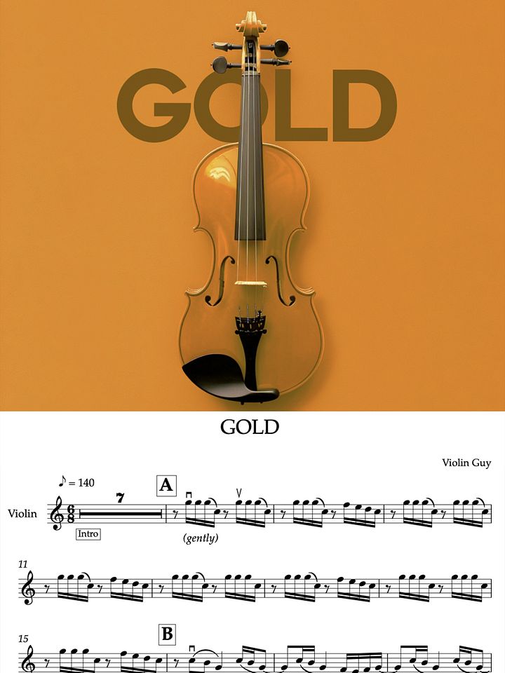 GOLD - Sheet Music product image (1)