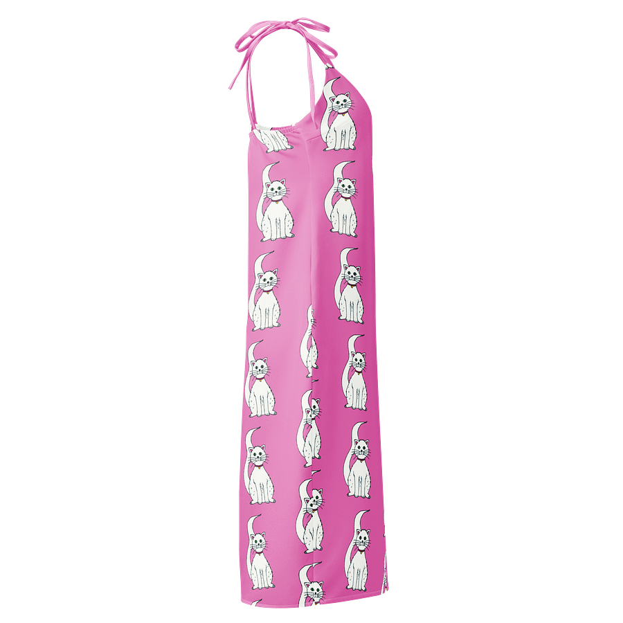 Cat (art by Dina R.) acrylic painting picture II. - Slip Dress product image (4)