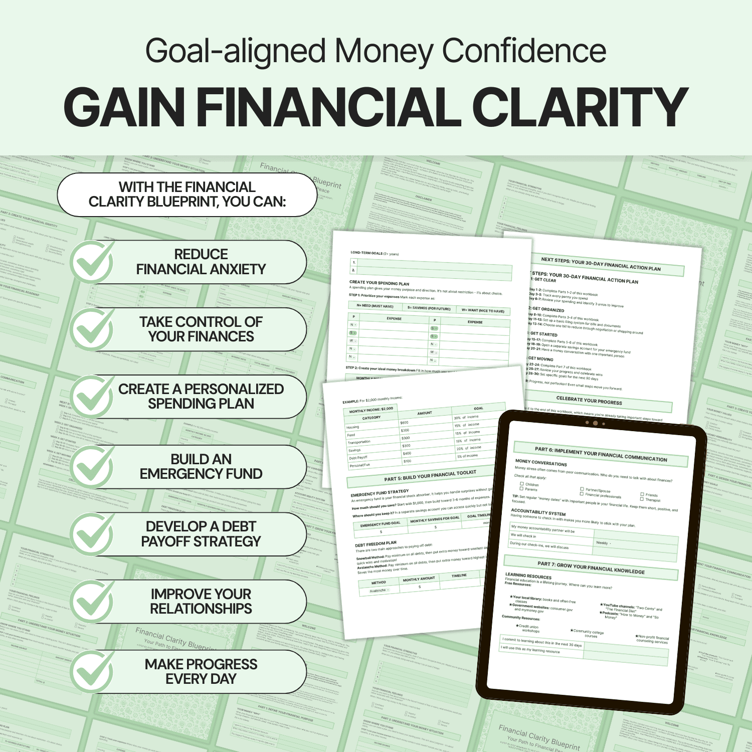 Financial Clarity Blueprint - Google Docs product image (5)