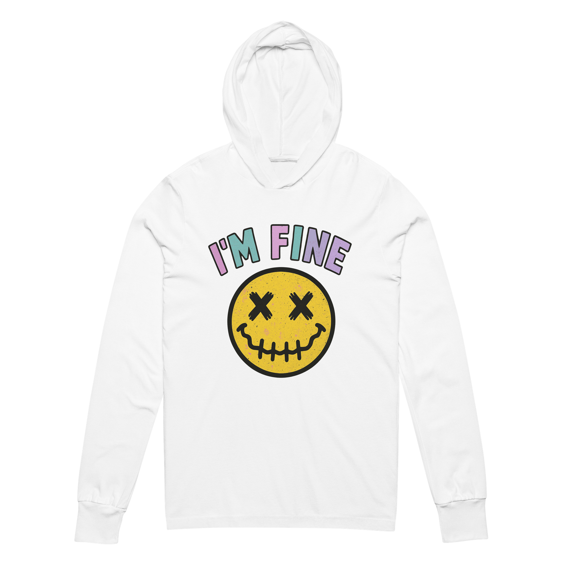 I'm Fine Smiley Face Hoodie product image (2)