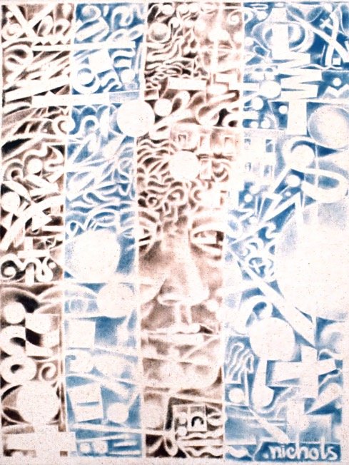 Portrait of a Woman/ Gulf War Dreams (1990) on canvas (30" x 40") product image (1)