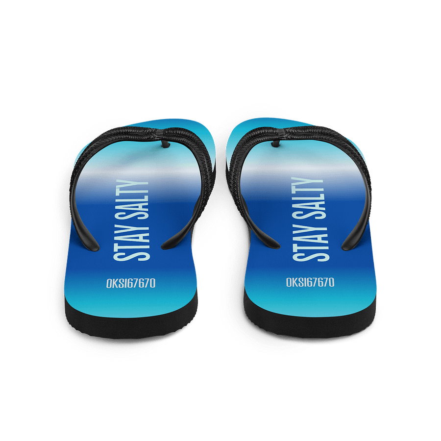 Salty Vibes Custom Flip-Flops product image (3)