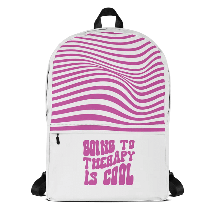 Therapy is Cool Backpack product image (1)