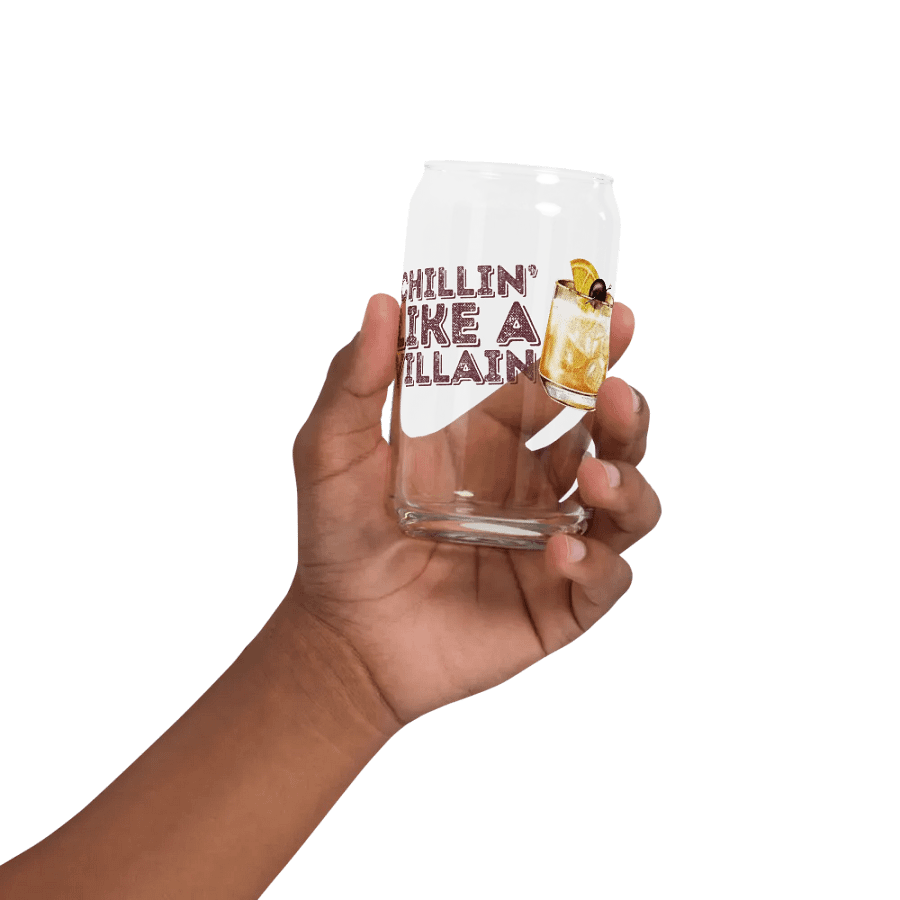 Chillin' Like A Villain Drink Glass product image (32)