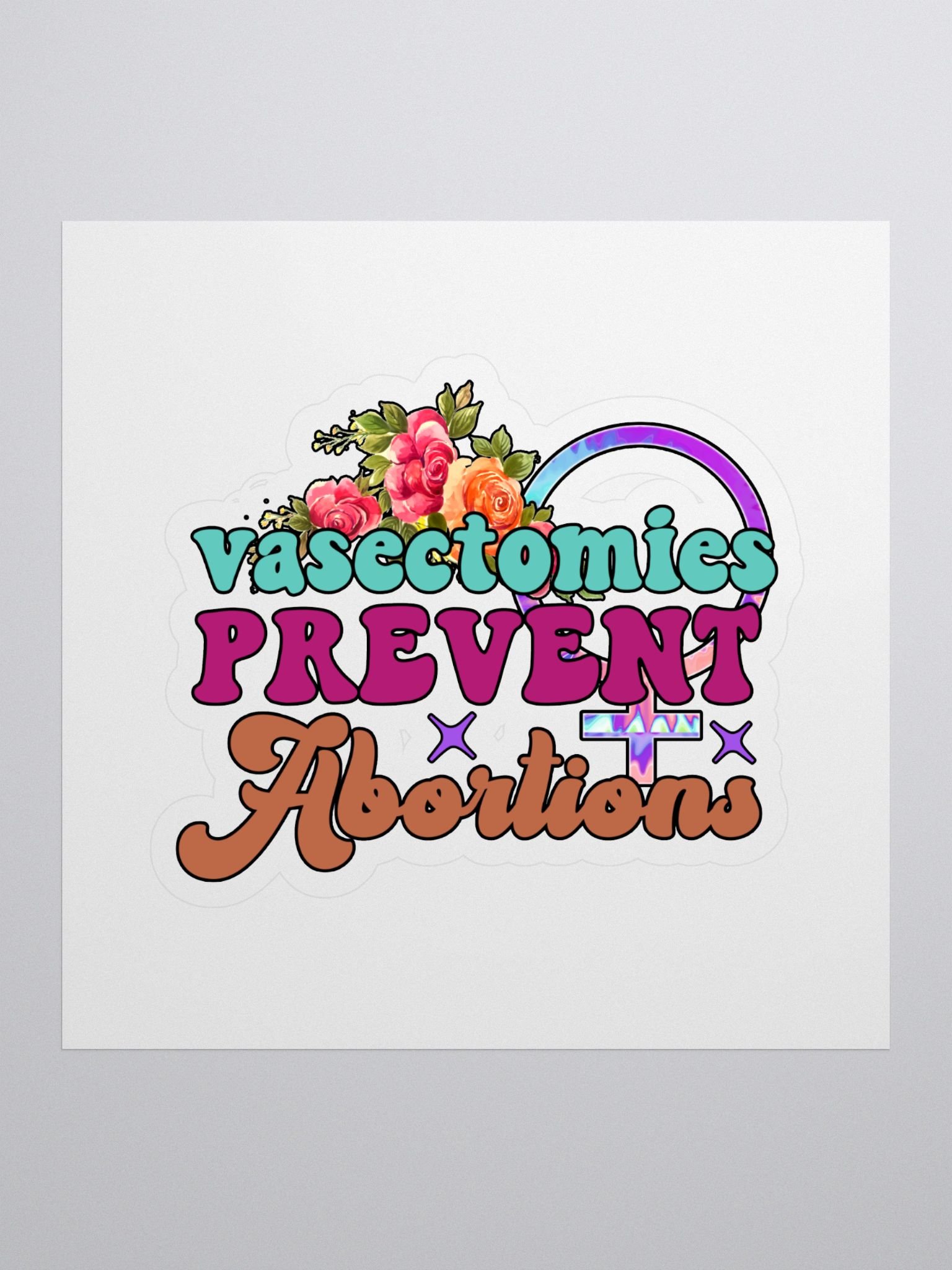 Vasectomies Prevent Abortions Stickers product image (1)