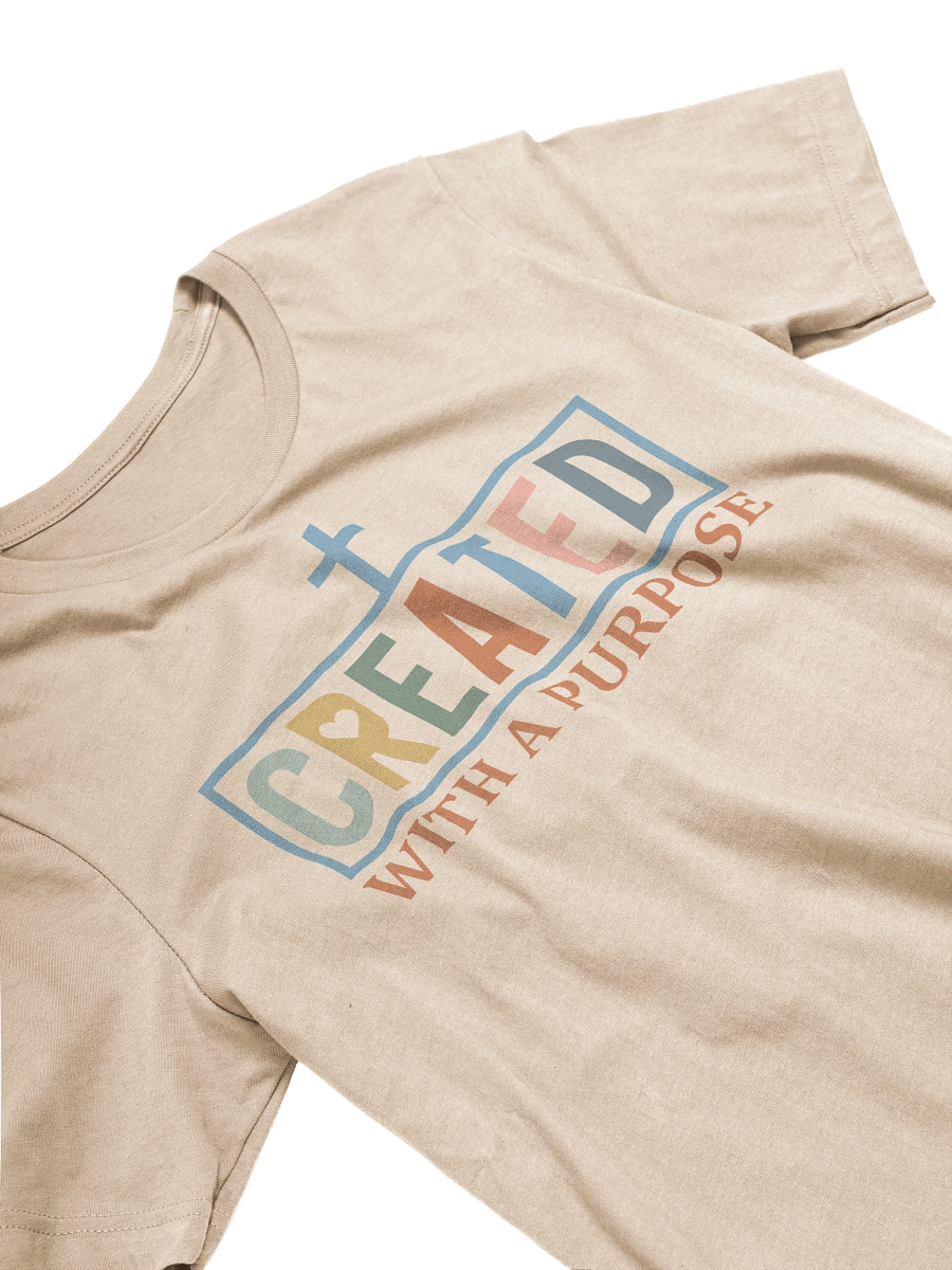 Created With A Purpose T-Shirt product image (4)