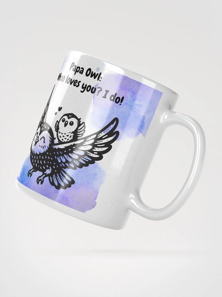 Papa Owl Mug - Cute Father’s Day Gift, Coffee Cup for Dad, Owl Dad Mug, Gift from Kids product image (3)