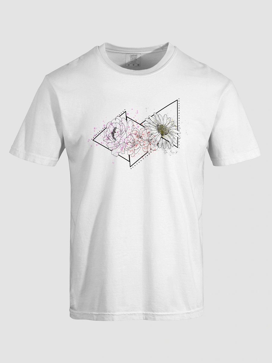peony, geraniums, and daisy tee product image (28)