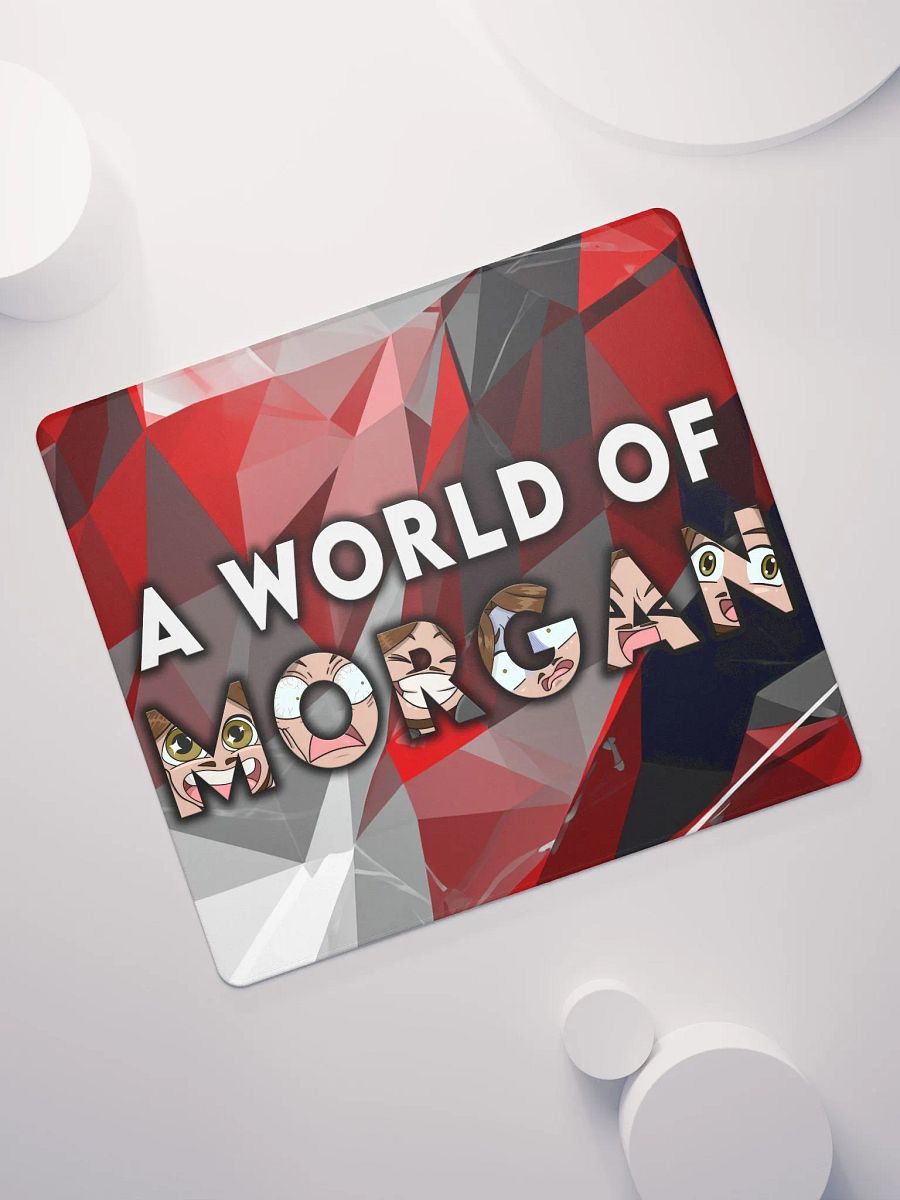 A World of Morgan Deskmat - Black, White and Red product image (11)
