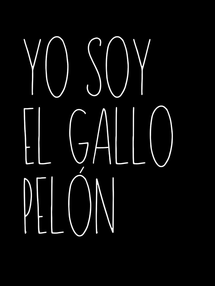 Yo Soy el Gallo Pelón Camiseta Unisex Unisex product image (1)