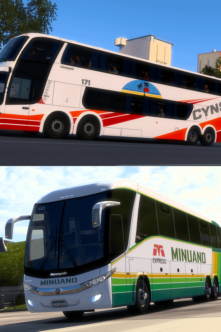 Pack Semi Completo de Buses y Skins 🇺🇾 ETS2 | Simulación Terrestre product image (2)