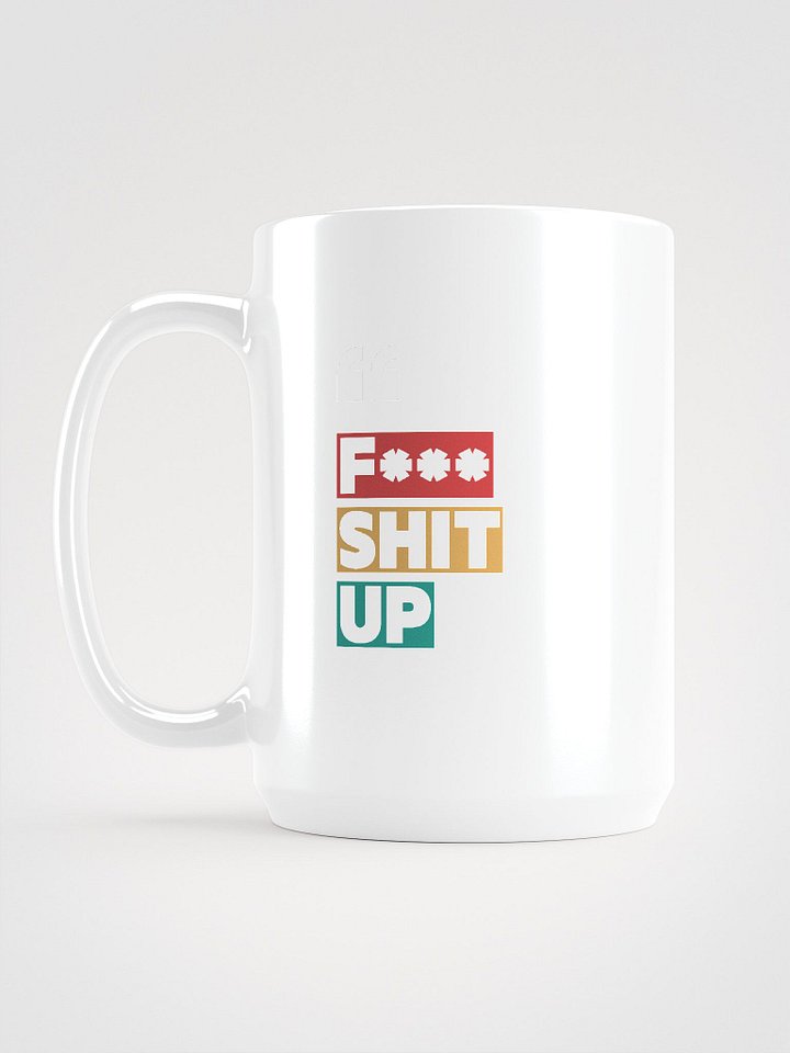 Vivid Censored Phrase White Glossy Mug product image (1)