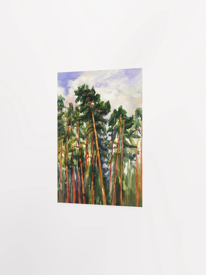 Serene Pine Forest Poster - Bright Pines product image (6)