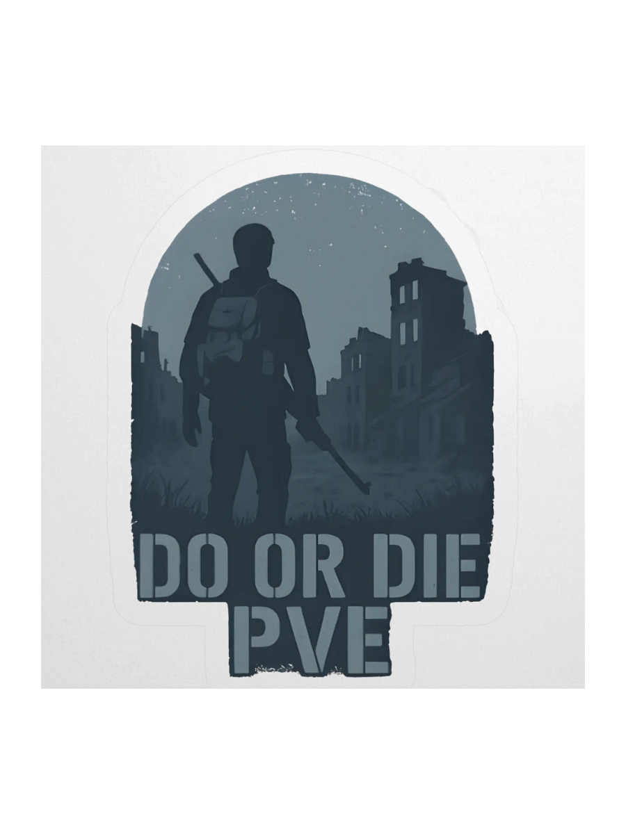 Survivalist Silhouette Kiss Cut Stickers product image (2)