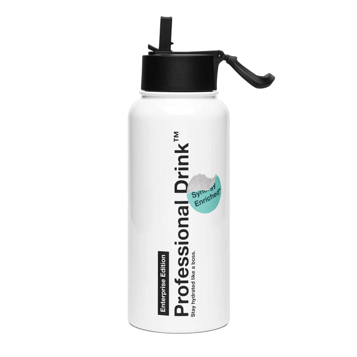 Professional Drink: Enterprise Edition - Wide Mouth Plastic Water Bottle product image (1)