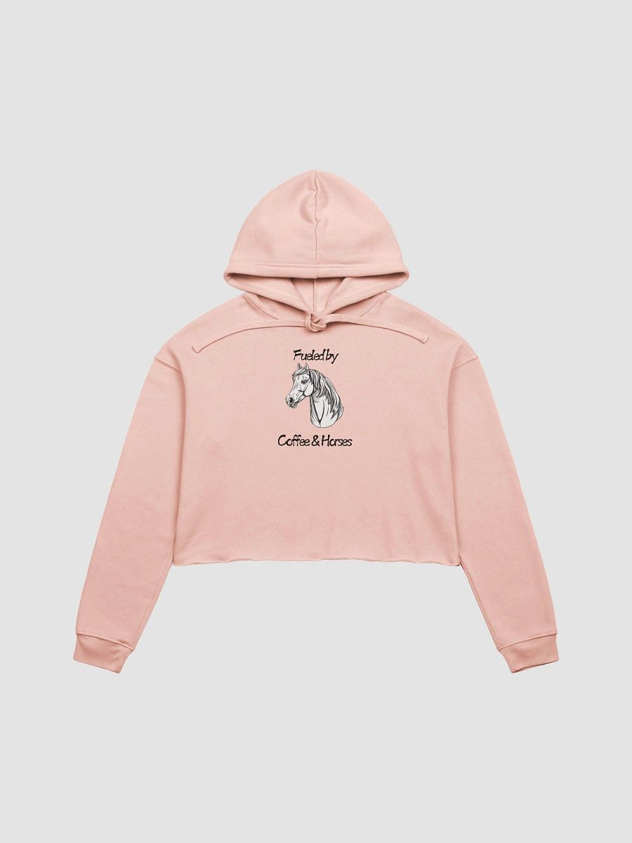 Fueled by Coffee & Horses Crop Hoodie product image (1)