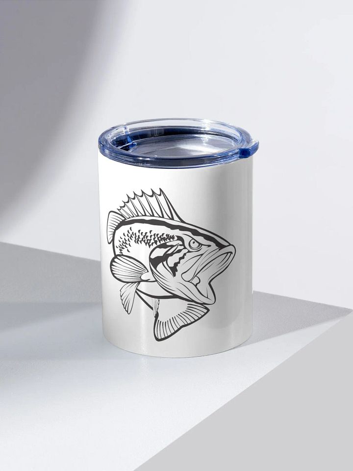 KBF LEAPING BASS 10 oz STAINLESS STEEL TUMBLER product image (2)